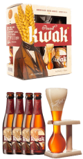 Pack 4 Cervezas Kwak 33 cl 1 Vaso oficial